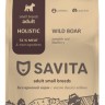 SAVITA беззерновой корм для собак малых пород с мясом дикого кабана